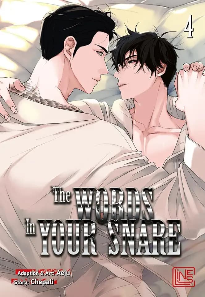 The Words In Your Snare 4: Boys-Love-Manhwa für Erwachsene über einen Mann, der Gedanken lesen kann – nur die eines Gangsters nicht. Limitierte Auflage mit Photocard