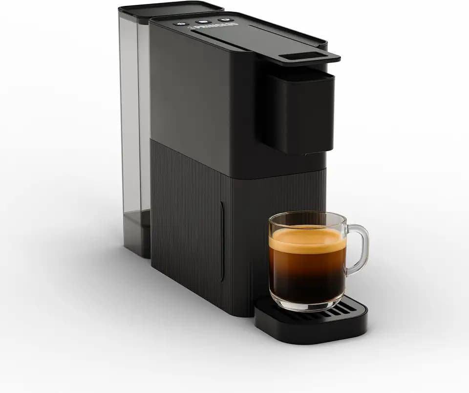 Princess Kapsel-Kaffeemaschine – Für kurzen oder langen Kaffee – Für das Frühstück oder eine Kaffeepause – Nespresso®‑kompatibel – 19 Bar – Abnehmbarer 0,8‑L‑Wassertank – 249423