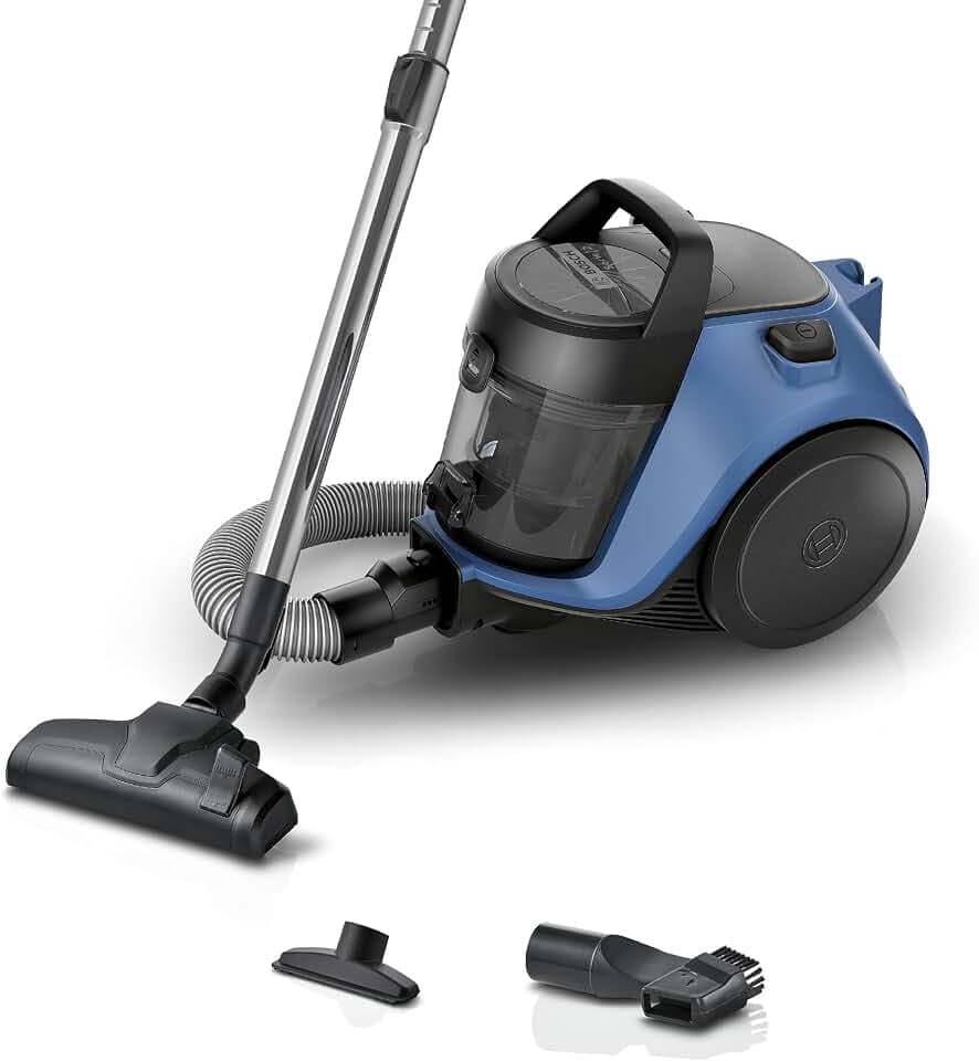 Bosch Staubsauger beutellos Serie 2 inkl. Polsterdüse, BGS05AM, Blau