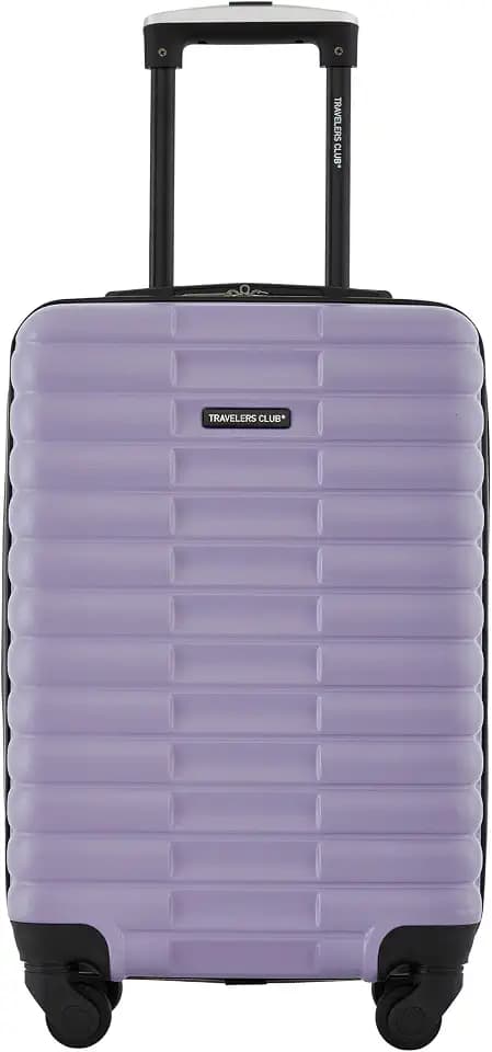 Travelers Club 22-Inch Gilroy Rolling Hardside Carry-On Luggage, Heirloom Lilac