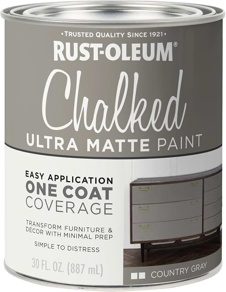 Rust-Oleum Chalked All-in-One Ultra Matte Country Gray Spray Paint