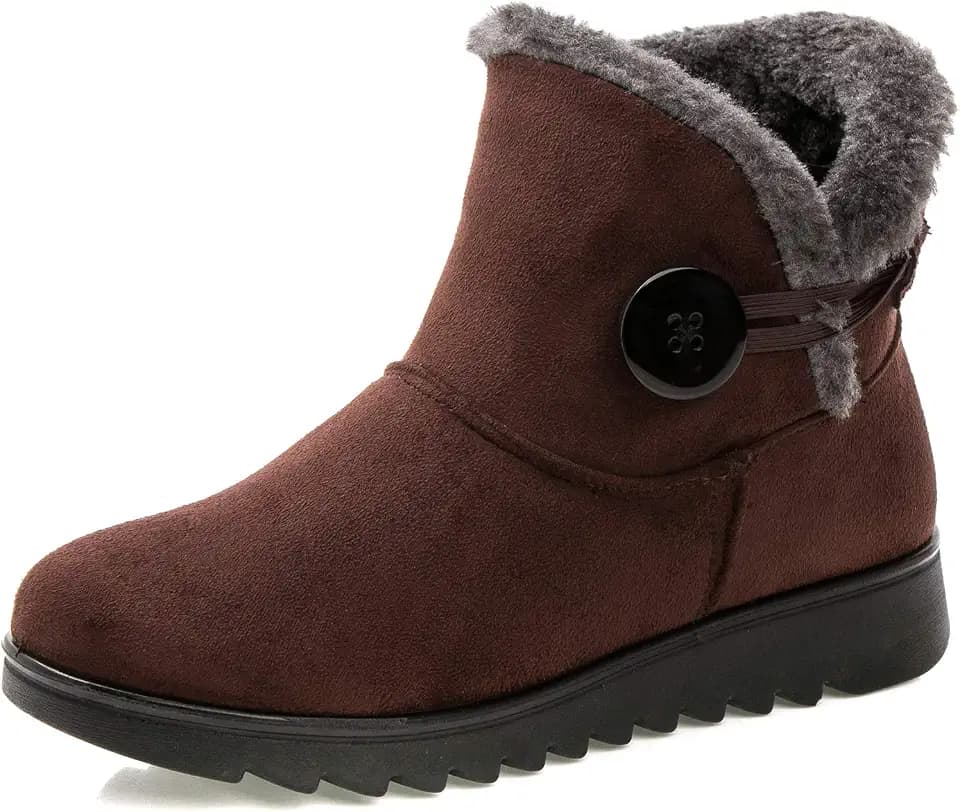 Damen Winter Stiefel Warm Winterschuhe 35-41.5