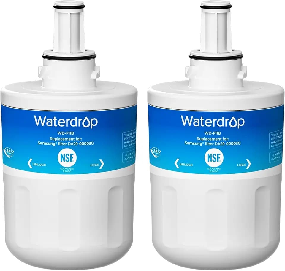 Waterdrop Kühschrank Wasserfilter Ersatz für Samsung® DA29-00003G, 2 Pack