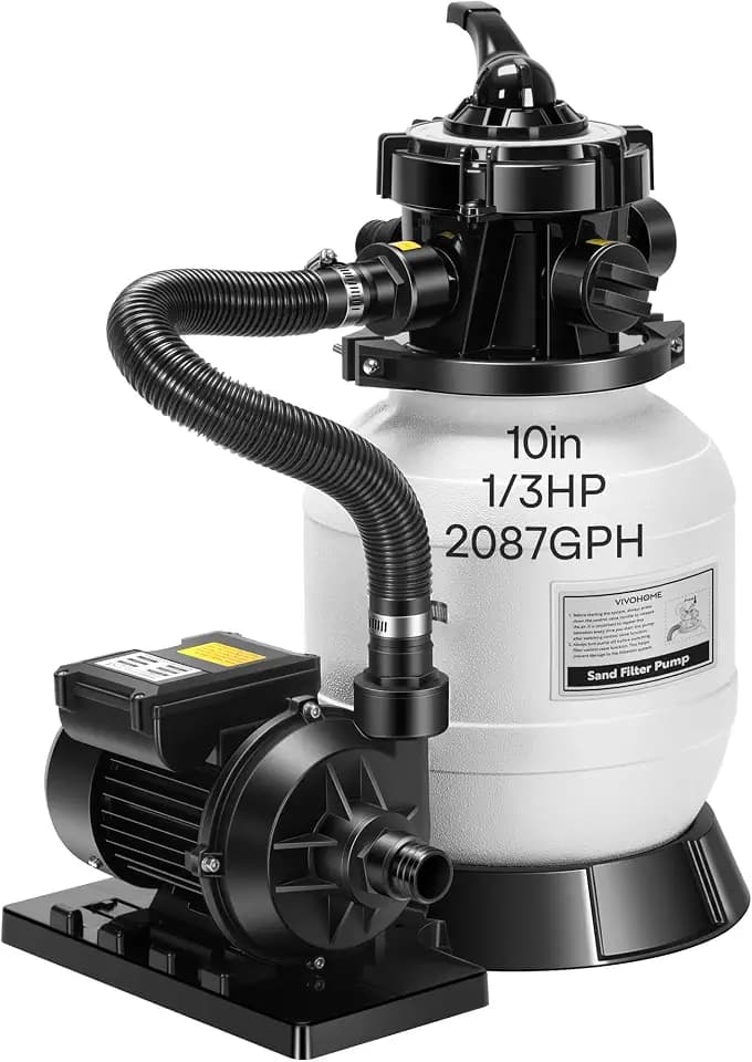VIVOHOME 0.33 HP 2087 GPH Sand Filter Pump for Above Ground Pools