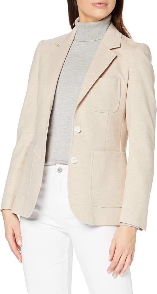 GANT Damen D1. Melange Jersey Regular Blazer Blazer