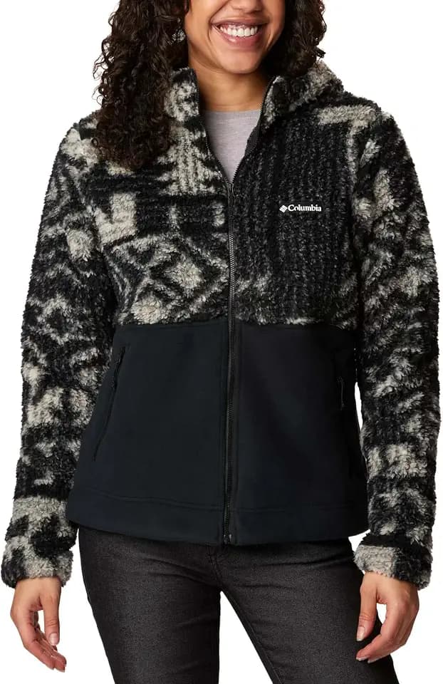 Columbia Damen Winter Pass Sherpa Hooded Full Zip Sweatshirt