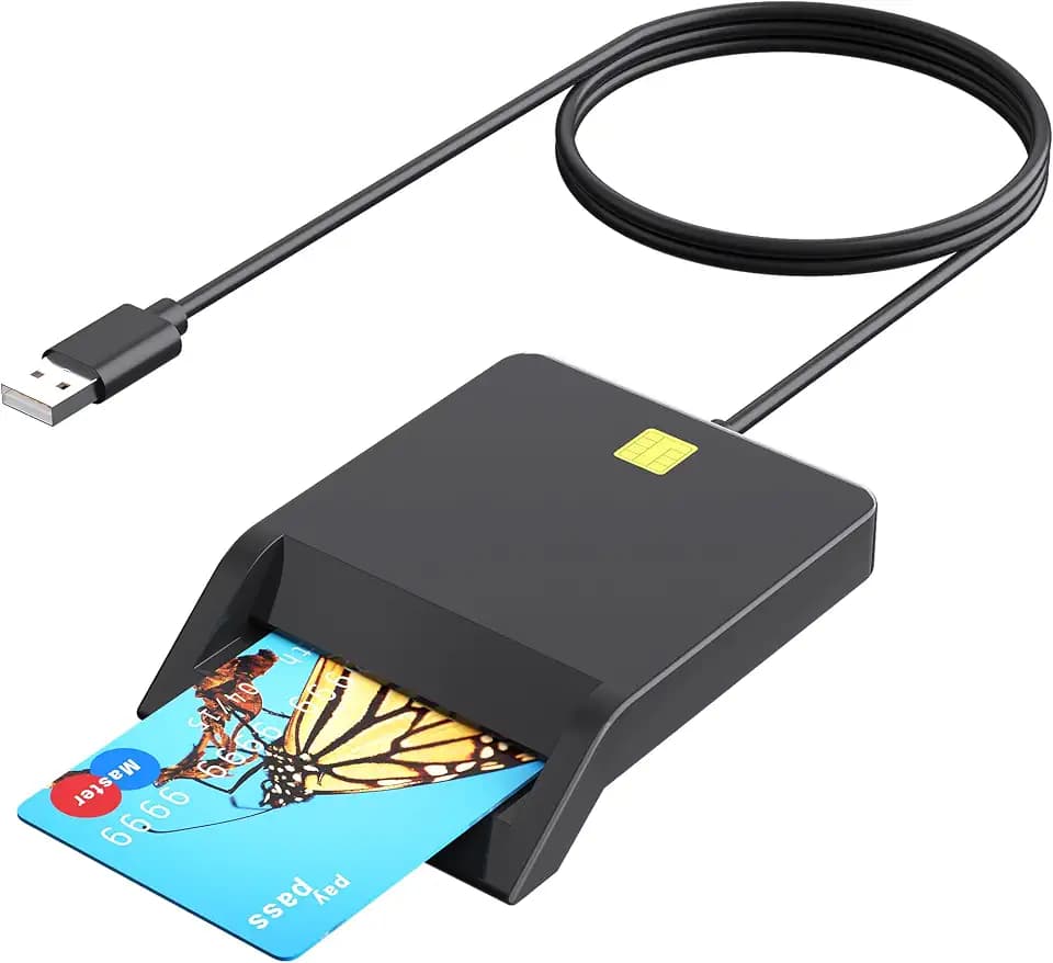 CAC Reader Military, Smart CAC Card Reader, DOD Military USB Common Access