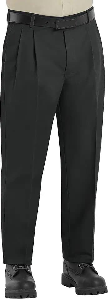 Red Kap Men's Executive Double Pleated Twill Work Slacks