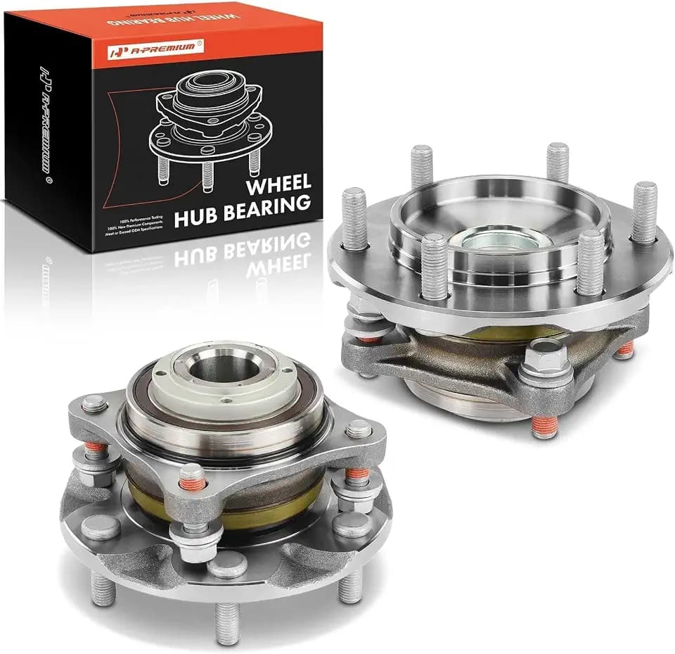 A-Premium 2 x Front Wheel Bearing Hub Assembly Compatible with Toyota Model