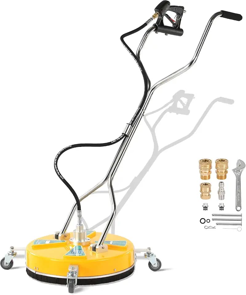 RIDGE WASHER 20'' Pressure Washer Surface Cleaner, with Dual Handle