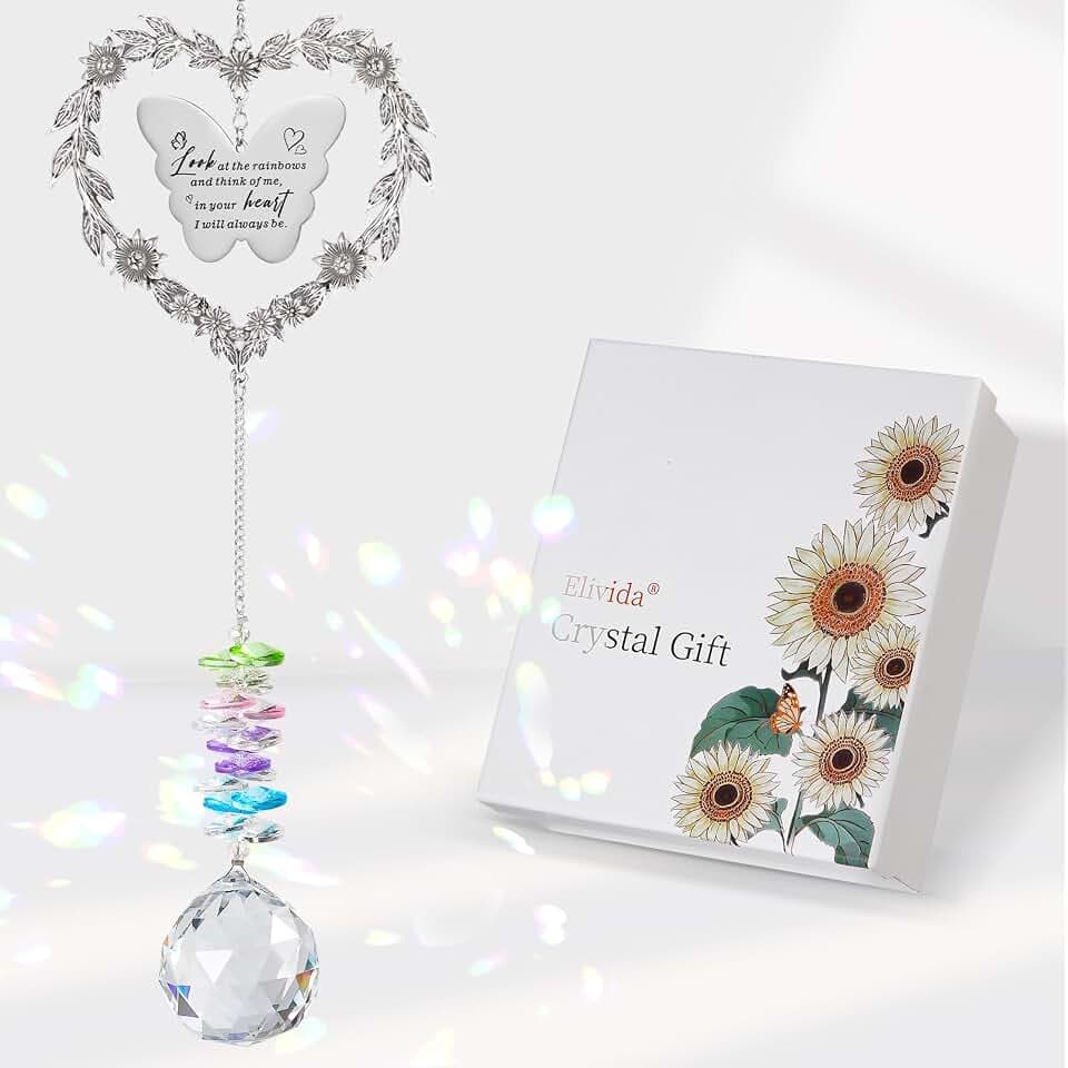 Sympathy Gift for Loss of Loved Ones, Grief Memorial Suncatcher Ornament