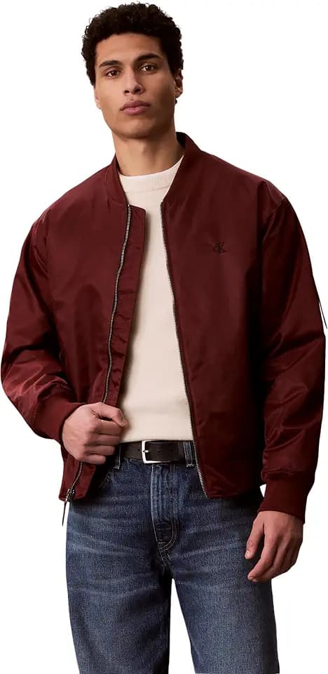 Calvin Klein Herren Bomberjacke Jeans Hero mit Reißverschluss