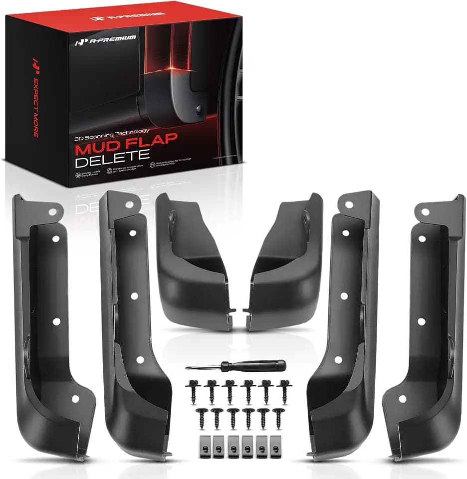 A-Premium Mud Flaps Compatible with GMC Sierra 2500 HD/3500 HD 2020-2025