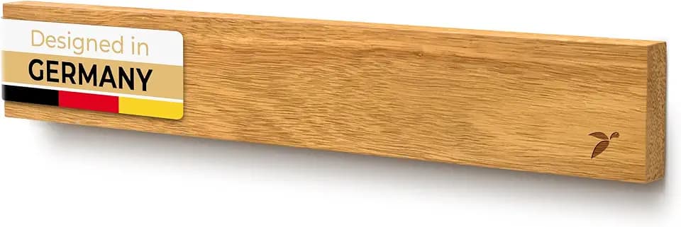 Magnetleiste Messer - Messerhalter magnetisch Holz - Magnet Messerhalter Wand - Messerleiste magnetisch - Magnetischer Messerhalter - Magnetschiene für Messer - Magnethalter | mahona