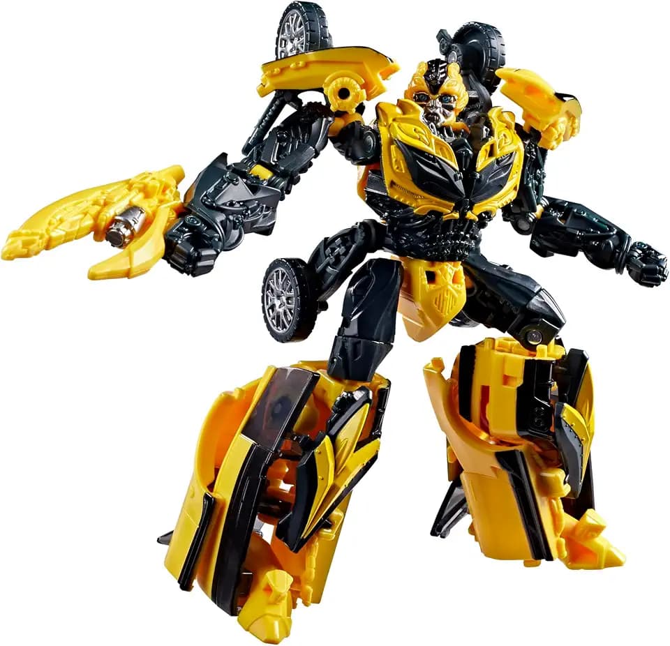 Transformers Studio Series Bumblebee, Age of Extinction Deluxe Class 5-Inch Converting Action Figure, Robot Toys for 8+