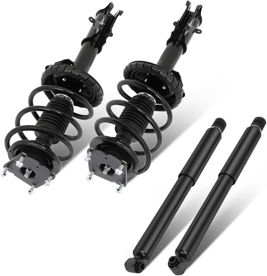 SCITOO Front Complete Struts Rear Shock Absorbers 2011-14 for Ford Mustang