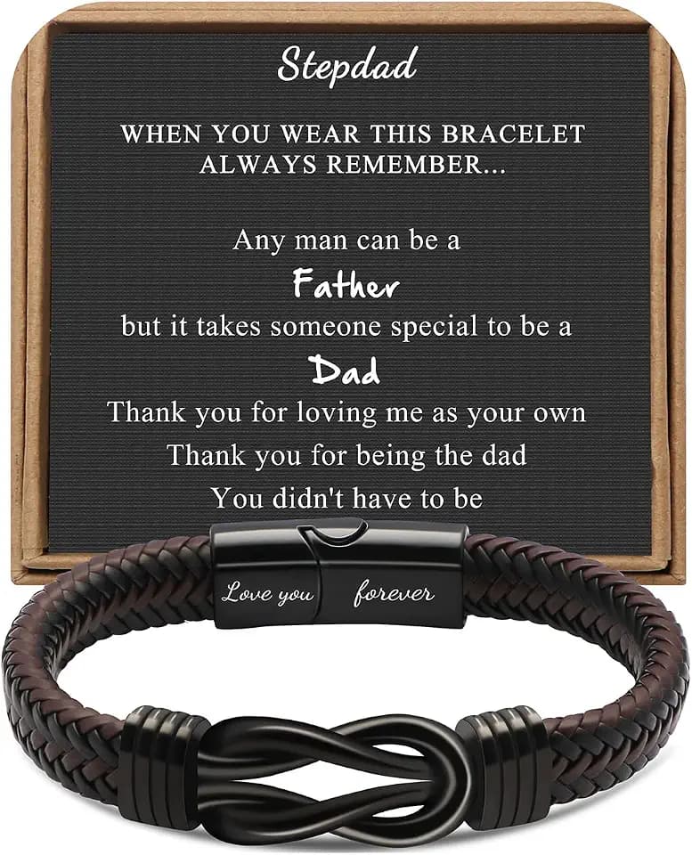 Gifts for Men Knot Bracelet, Lover You Forever Best Dad Ever Bracelets