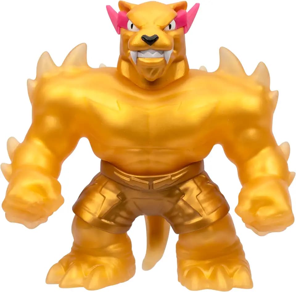 MrBeast Lab 24738 Dehnbare Figur der Heroes of GOO JIT Zu, biegsamer Legendary Panther