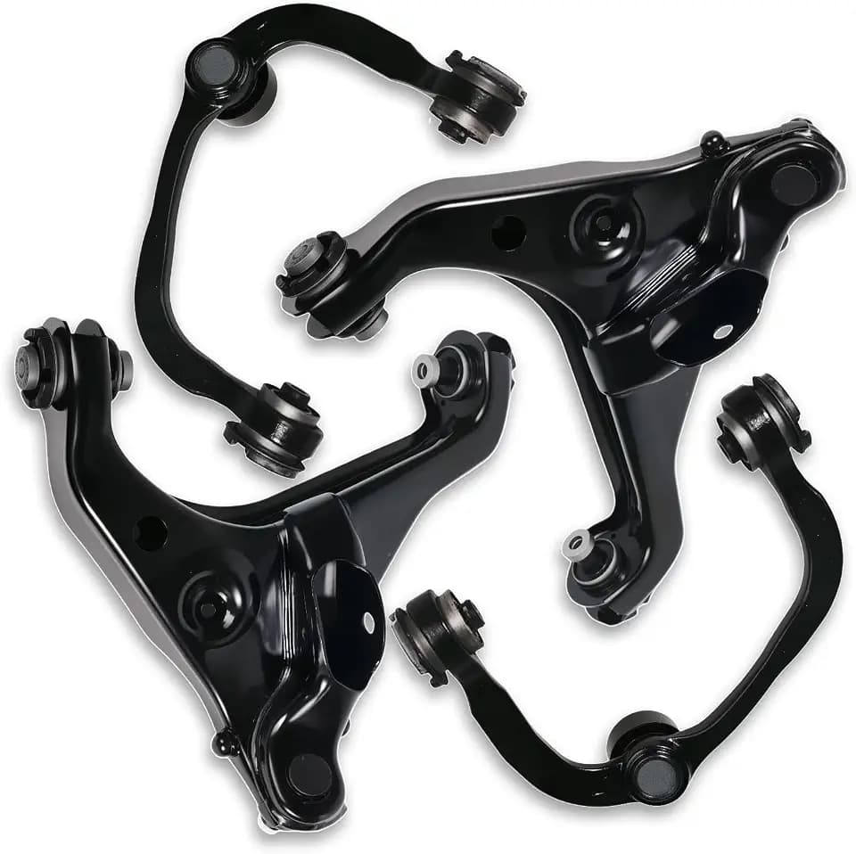4PCS Front Upper Lower Control Arm for Ford F-150/ Expedition 2009-2013, for Lincoln Navigator 2009-2013 2009 2010 2011 2012 2013 OE# K80306 K80308 K621267 K621266