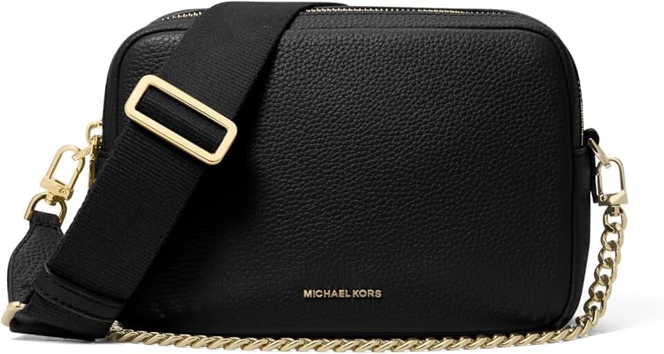 Michael Kors Women's Bryant Medium Double Zip Chain Camera Crossbody Bag