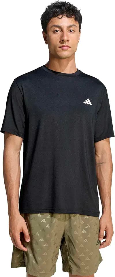 adidas Mens Workout Essentials Flex Casual Tops Casual - Beige