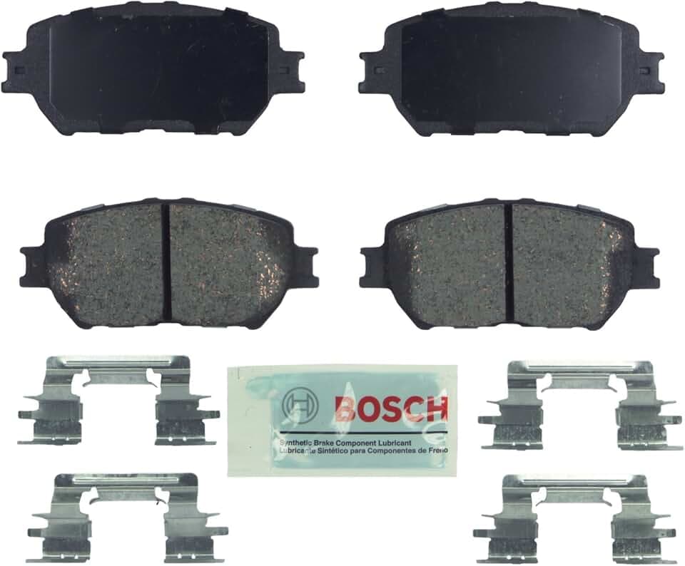 BOSCH BE908H Blue Ceramic Disc Brake Pad Set with Hardware - Front