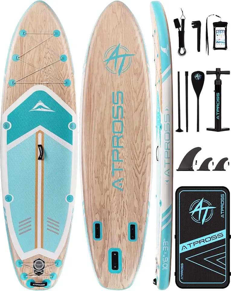 10'6''x33'' Inflatable Stand Up Paddle Board with SUP Accessories