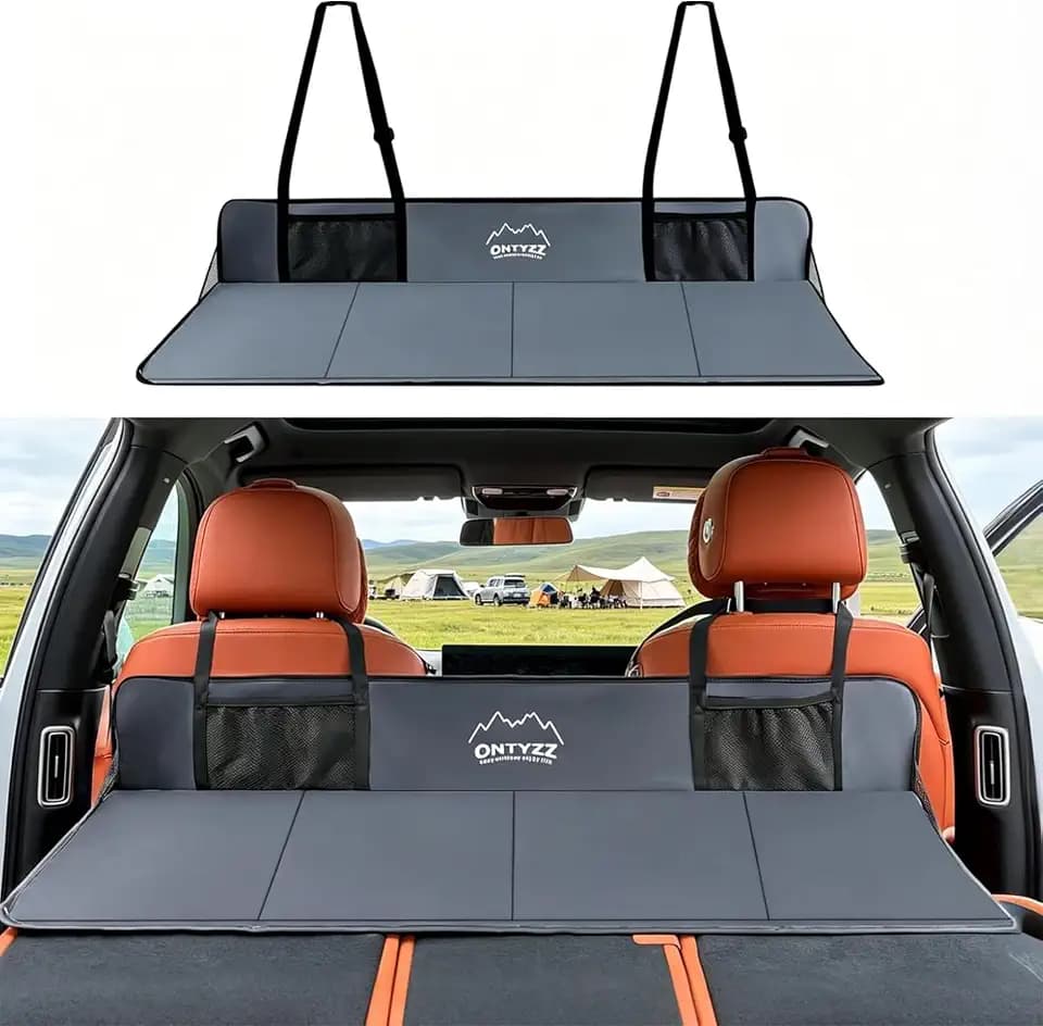 ONTYZZ Foldable Car Back Seat Extender for Car Air Mattress
