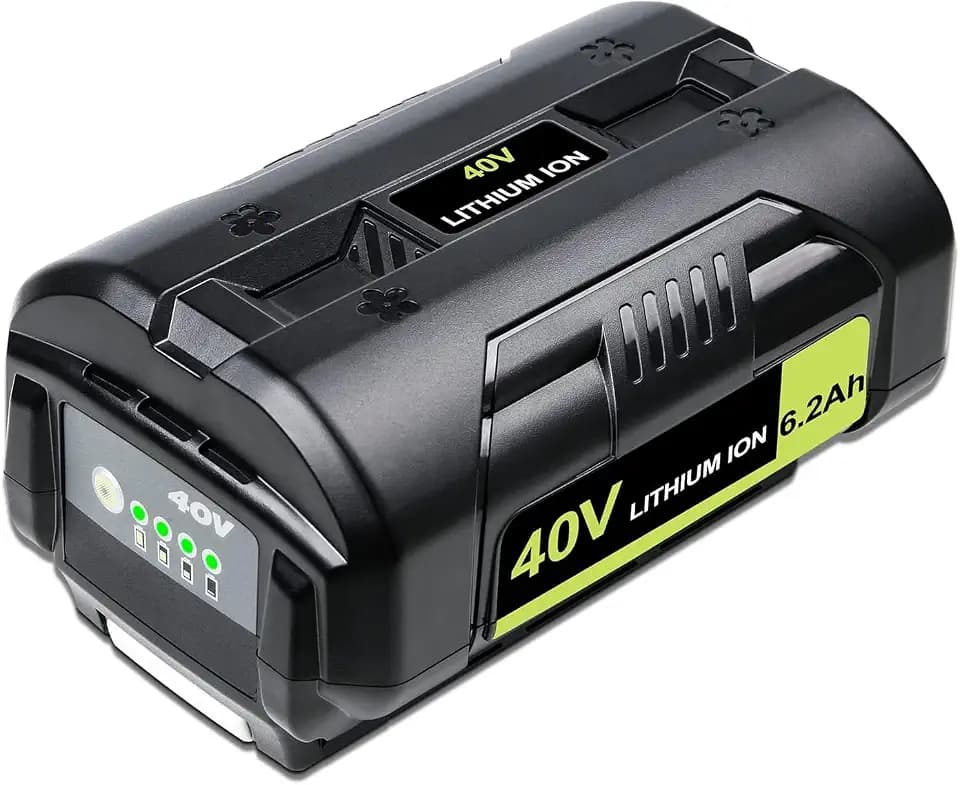 DTK 6.2Ah 40V Replacement for Ryobi 40V Battery OP4040 OP4026 OP4030 OP4050 OP4060A Cordless Tool Battery