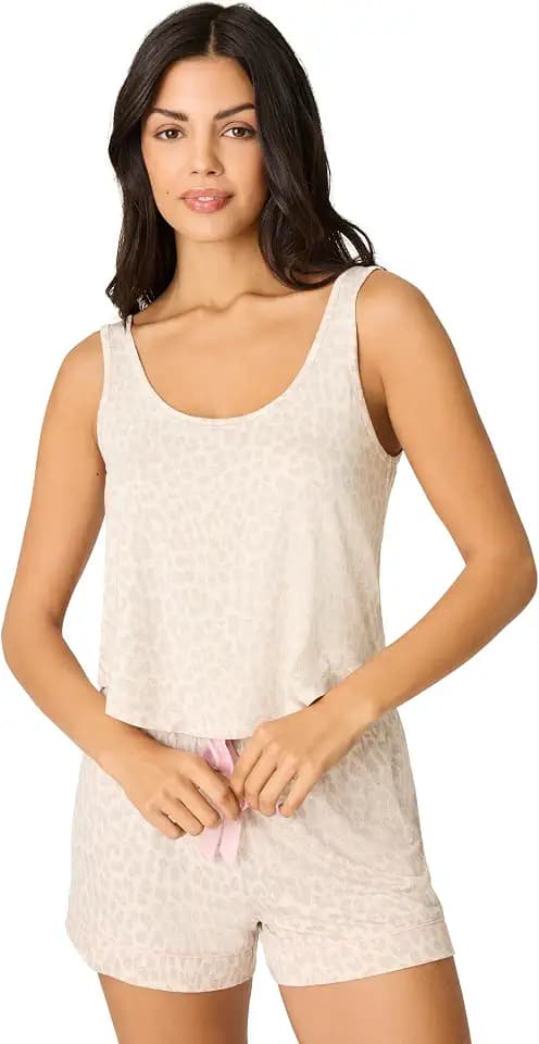 PJ Salvage Womens Luxe Leopard Dreams Tank Top