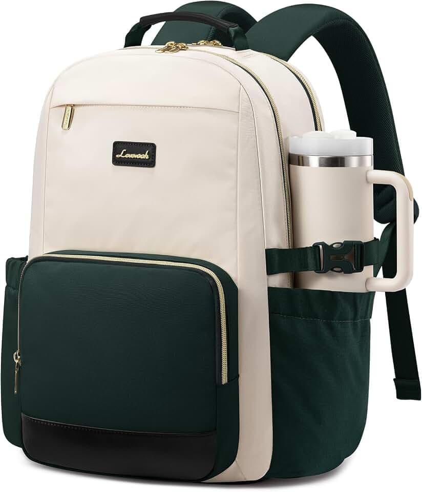 LOVEVOOK Rucksack Damen,17,3 Zoll Laptop Schulrucksack Teenager mit großem Fach