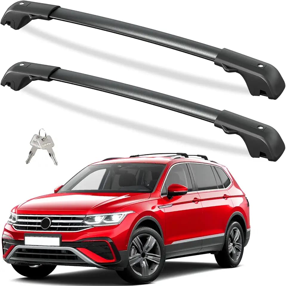 Tuyoung 300lbs Roof Rack Cross Bars for Volkswagen VW Tiguan 2018-2026