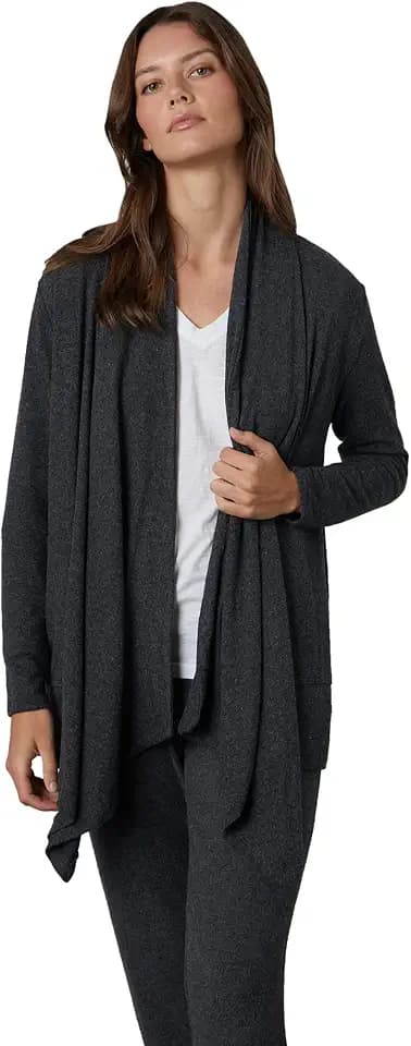 Velvet by Graham & Spencer Women's Val Cozy Lux Open Front Cardigan