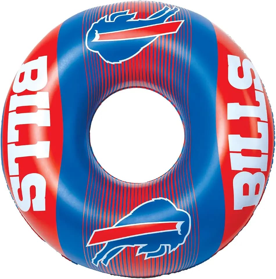 BigMouth 36” Inflatable Pool Floats Officially Licensed NFL Fan Gear Merchandise Inner Tube for Adults and Teens