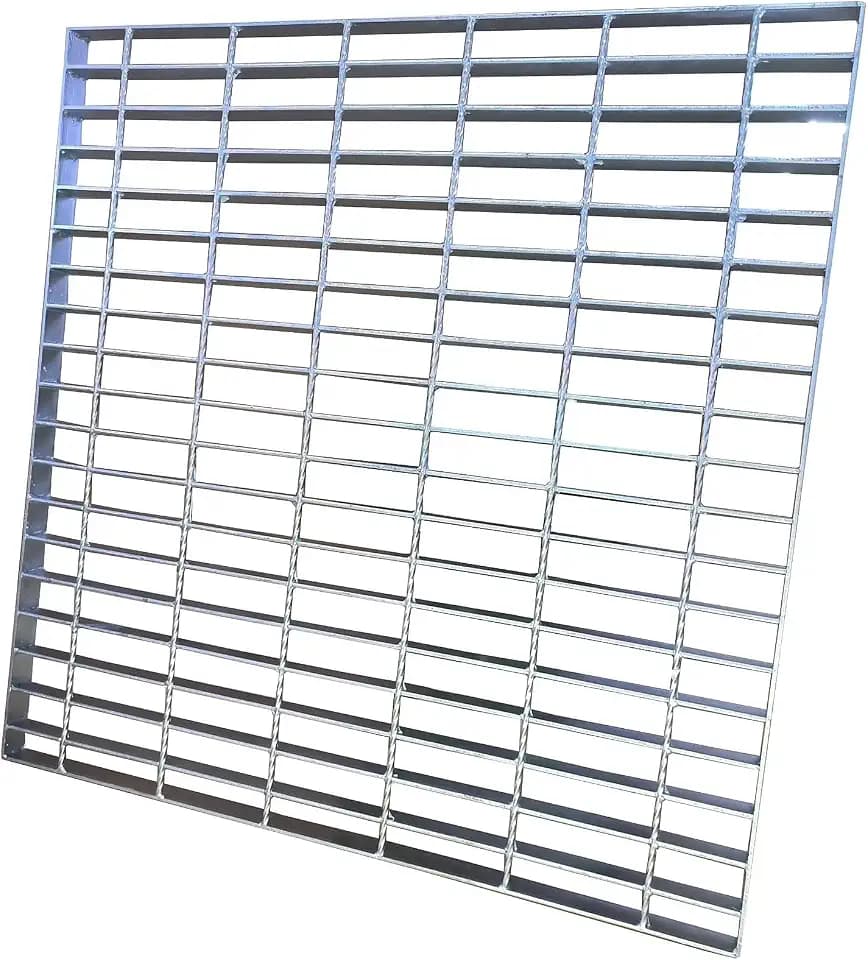 Galvanized Steel Drain Grate, Driveway Channel Cover 32x32 in