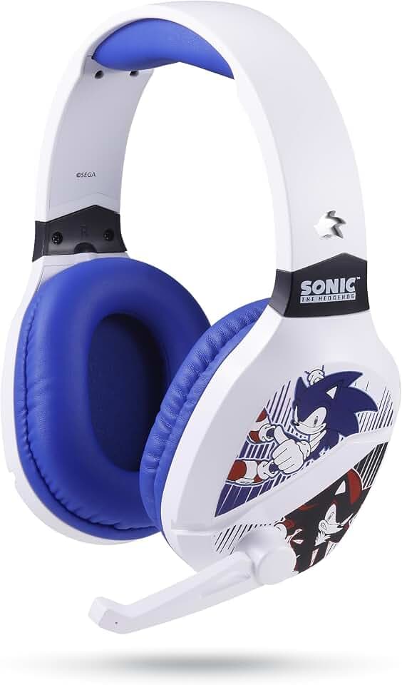 Sonic the Hedgehog - Kids Bluetooth Headphones, Wireless Over Ear