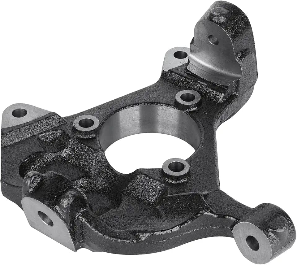 Front Left Steering Knuckle Fit for for 2007-2014 Cadillac Escalade ESV & Silverado Suburban Sierra 1500 & Tahoe Yukon XL, 2007-2013 EXT & Chevy Avalanche, Replacement for 698-071, Driver side