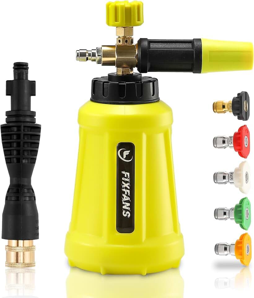 FIXFANS Foam Cannon, Compatible with Portland Husky Ryobi Pressure Washer