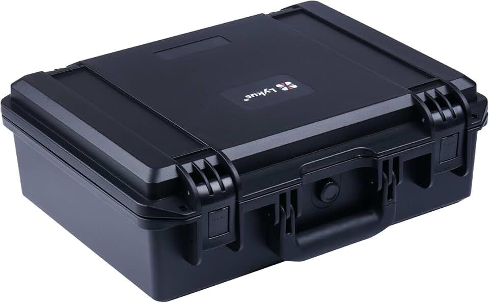 Lykus HC-3810 Waterproof Hard Case with Foam, Inner Size 14.33*10.24*4.53in