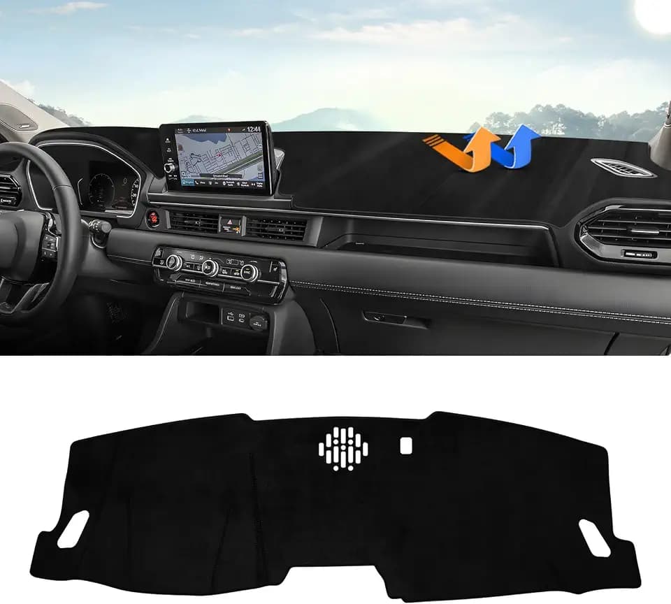 Autorder Dashboard Cover Mat for 2023 2024 2025 2026 Honda Pilot Accessories Dash Cover Upgrade Velvet Dash Mat UV Rays Protector