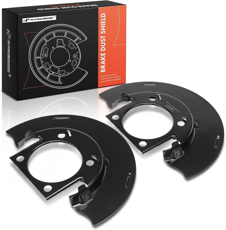 A-Premium Front Brake Dust Shield Compatible with Chevy, GMC, Hummer Models