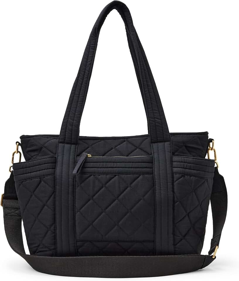 Amazon Essentials Damen Gesteppte Handtasche aus Baumwolle