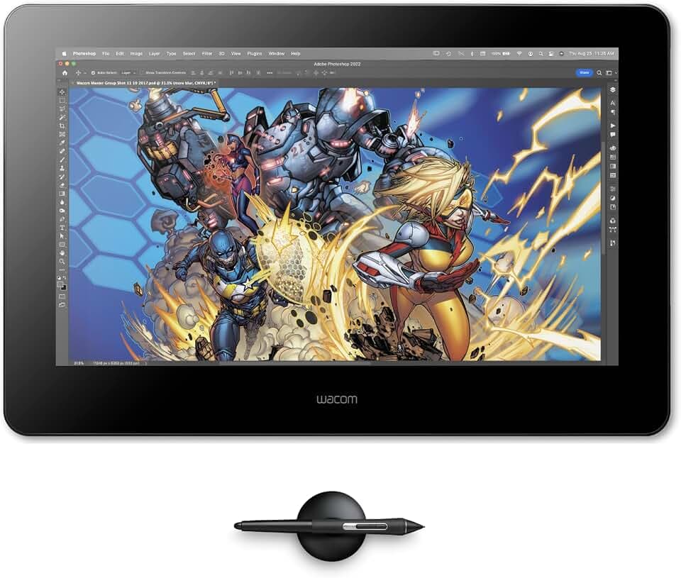 Wacom Cintiq Pro 16, Drawing Tablet with 4K Touchscreen & ProPen 2