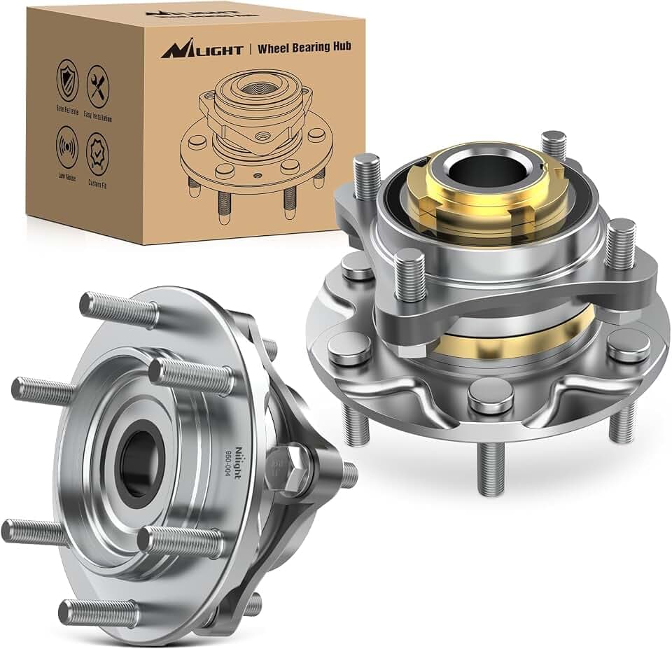 Nilight Front Wheel Bearing and Hub Assembly for Toyota Tacoma 2005-2019