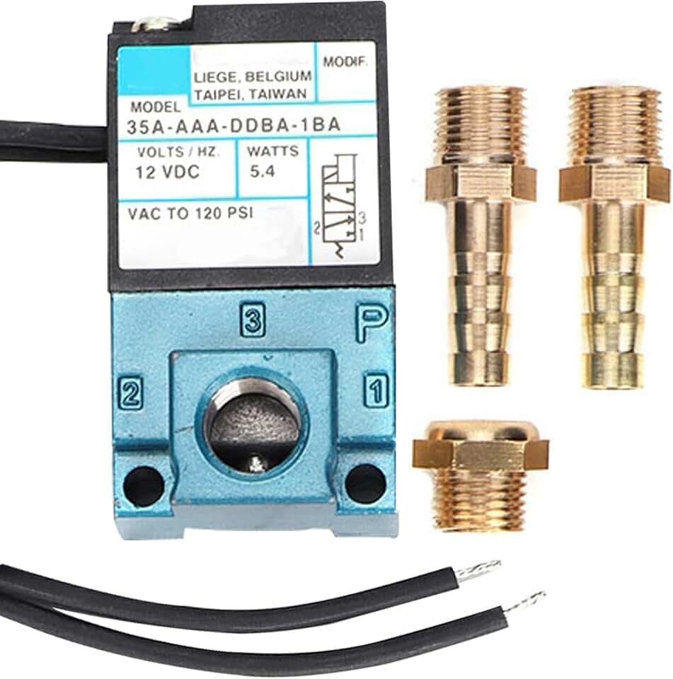 Electronic Boost Controller, 3 Port Boost Control Solenoid Valve DC 12V 5.4W 35A-AAA-DDBA-1BA