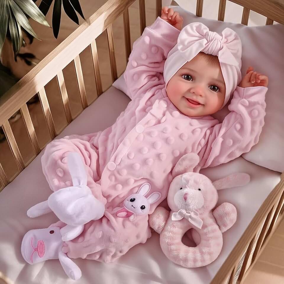 BABESIDE Reborn Puppe Sunny 17 Zoll Lebensecht Mädchen