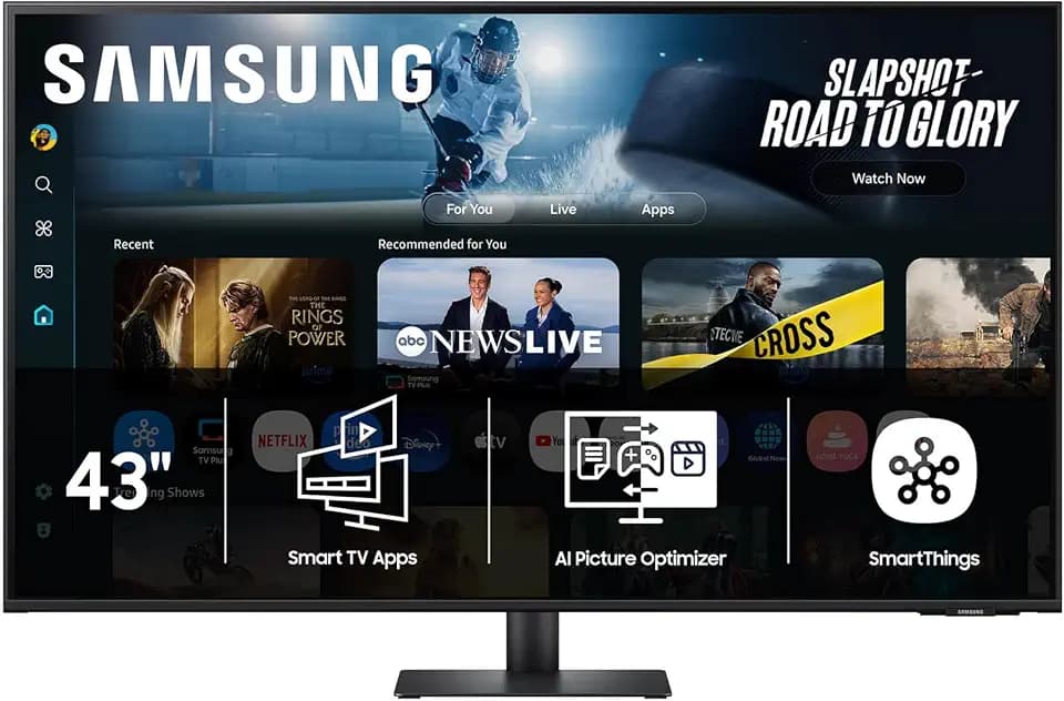 Samsung 43” M7 (M70F) Series 4K UHD Smart Monitor