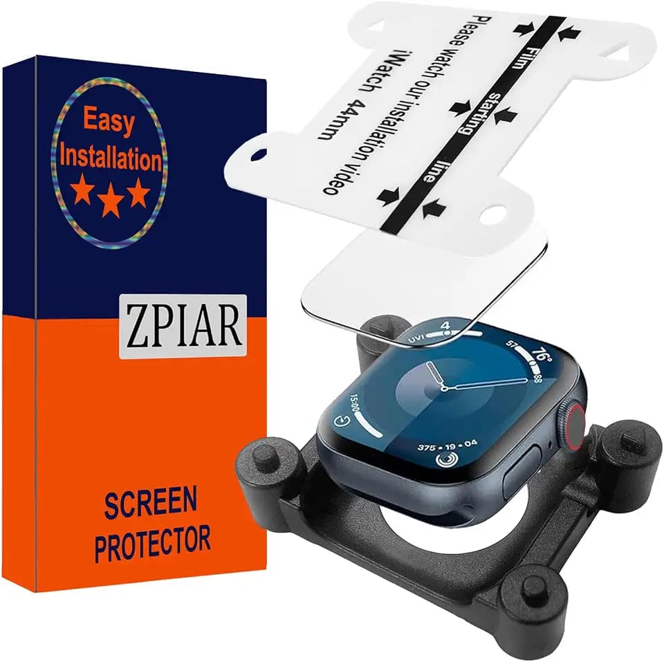 6 Pack for Apple Watch SE/SE(2nd Gen) Series 6/5/4 44mm Screen Protector, Easy Installation kit, Bubble Free, Full Coverage, Self-Healing Anti-Scratch Soft TPU iwatch Film