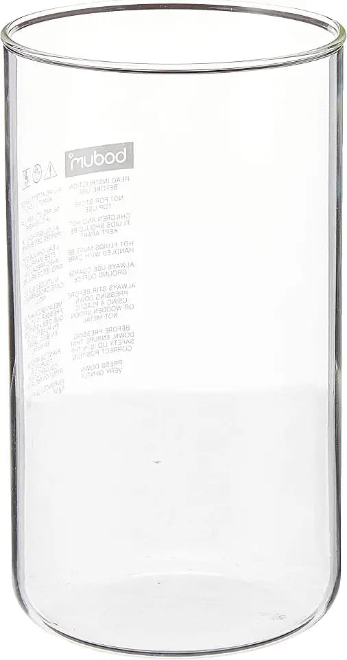 Bodum 01-10945-10 Kaffeepresse Ersatzbecher ohne Ausgießer, Borosilikatglas - 8 Tassen (1 L), transparent, Durchsichtig