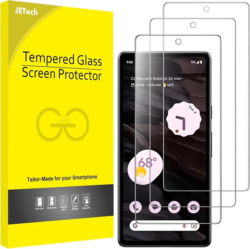 JETech Screen Protector for Google Pixel 7a, 3-Pack